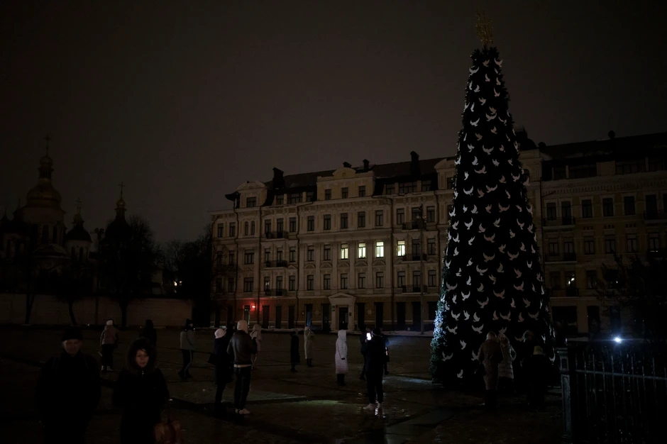 Jelka na Trgu Sofija u Kijevu