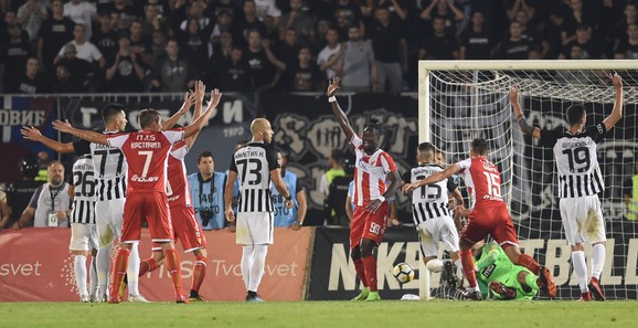 RiÄmond BoaÄi je postigao gol za Zvezdu u prvom susretu ove sezone