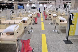 Drugi szpital tymczasowy w Warszawie powstaje na Okęciu [WIDEO]