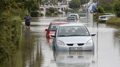 Obfite opady i powodzie w Szwecji i Danii