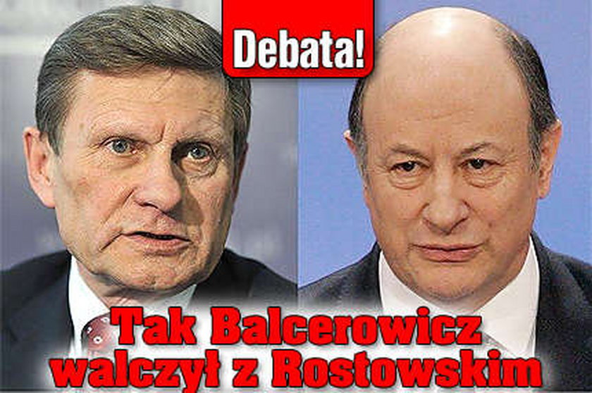 Debata! Tak Balcerowicz walczył z Rostowskim