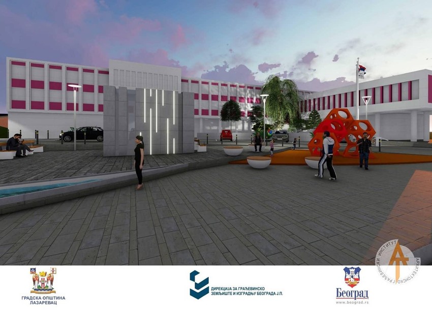 Trg u Lazarevcu biće uređen kao Beograd na vodi