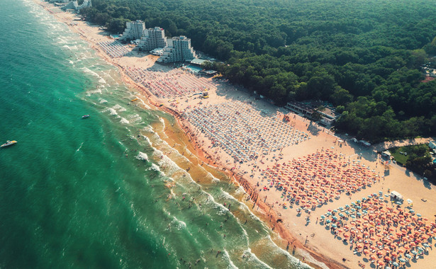 Albena, plaża, Bułgaria