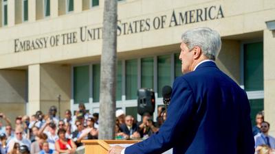 Secretary Kerry Opens the U.S. Embasy in Cuba