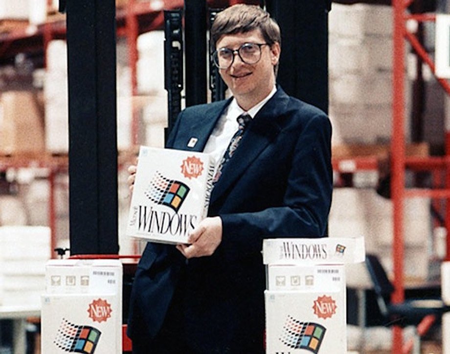 Bill Gates w 1990 roku