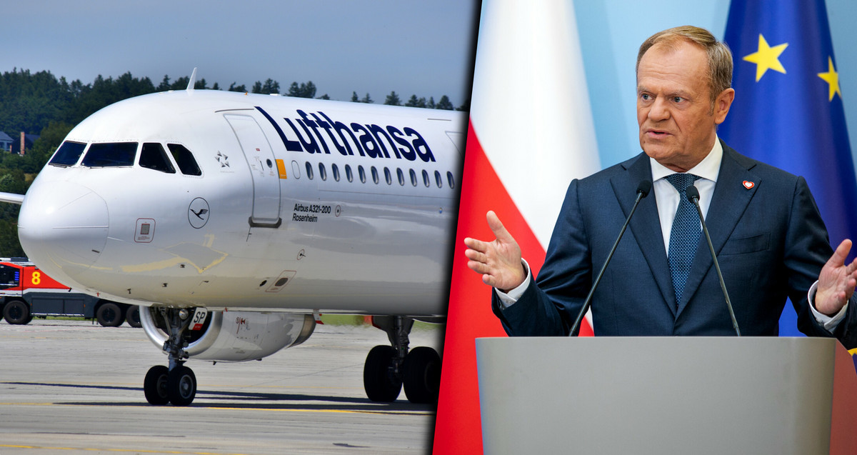 Donald Tusk chce, by LOT był jak Lufthansa. Może się ostro przeliczyć