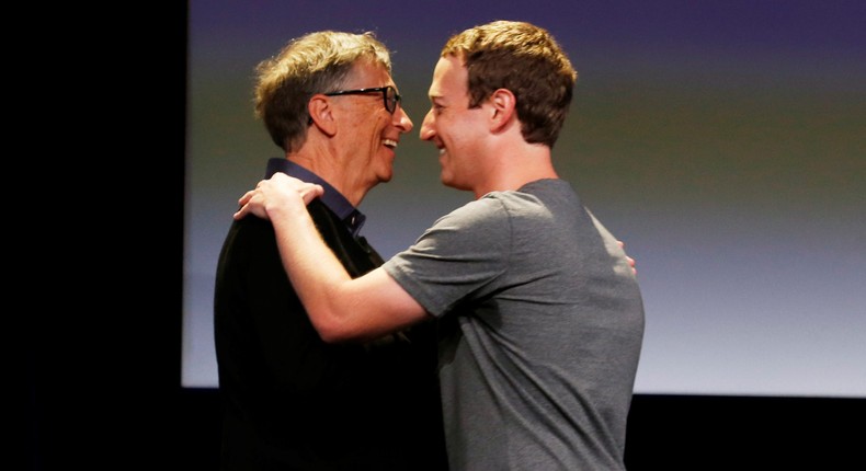 Bill Gates and Mark ZuckerbergBeck Diefenbach/Reuters