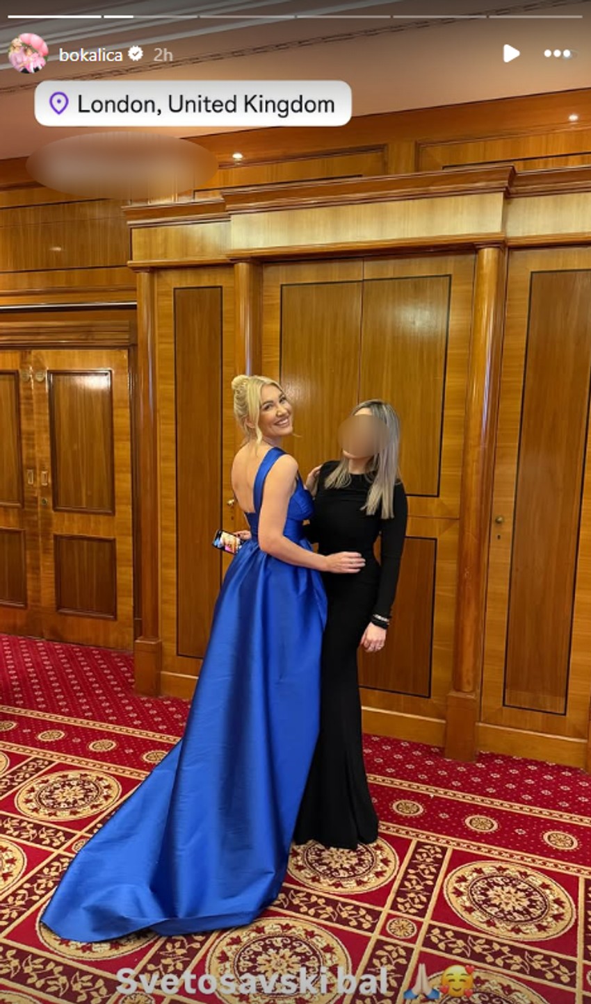 Bojana Ristivojević na Svetosavskom balom