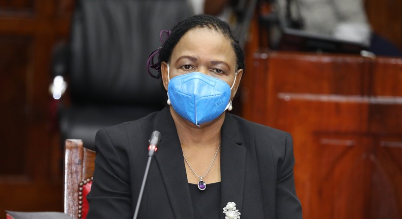 Chief Justice nominee Martha Koome when she appeared to be vetted by the Justice and Legal Affairs Committee