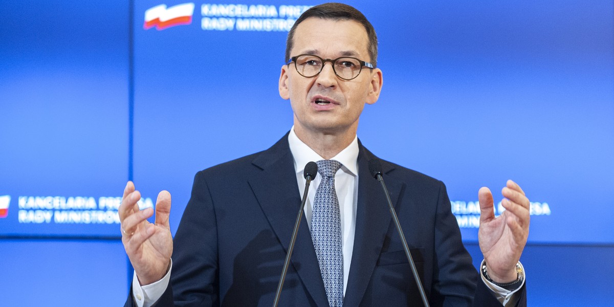 Premier Mateusz Morawiecki.