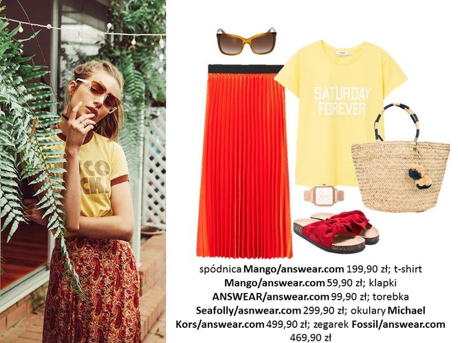 T-shirty z napisami. STYLIZACJE