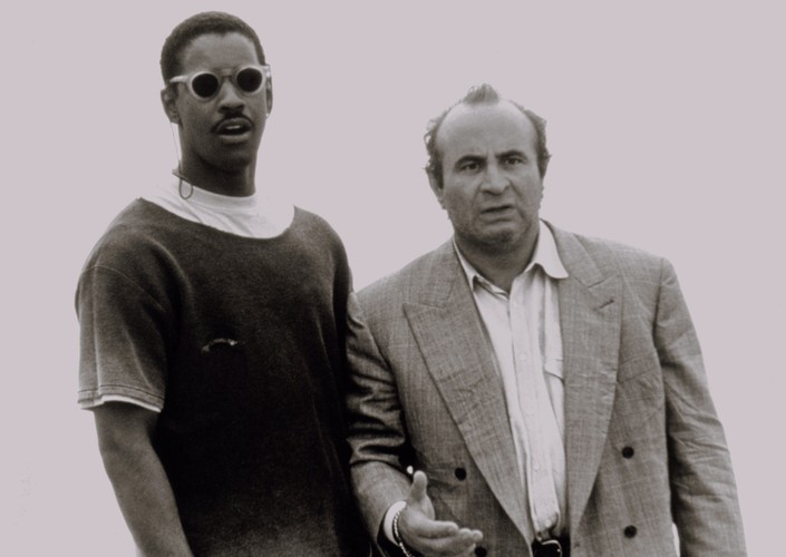 Denzel Washington i Bob Hoskins w filmie 'Związek przeszczepionych serc' (1990)