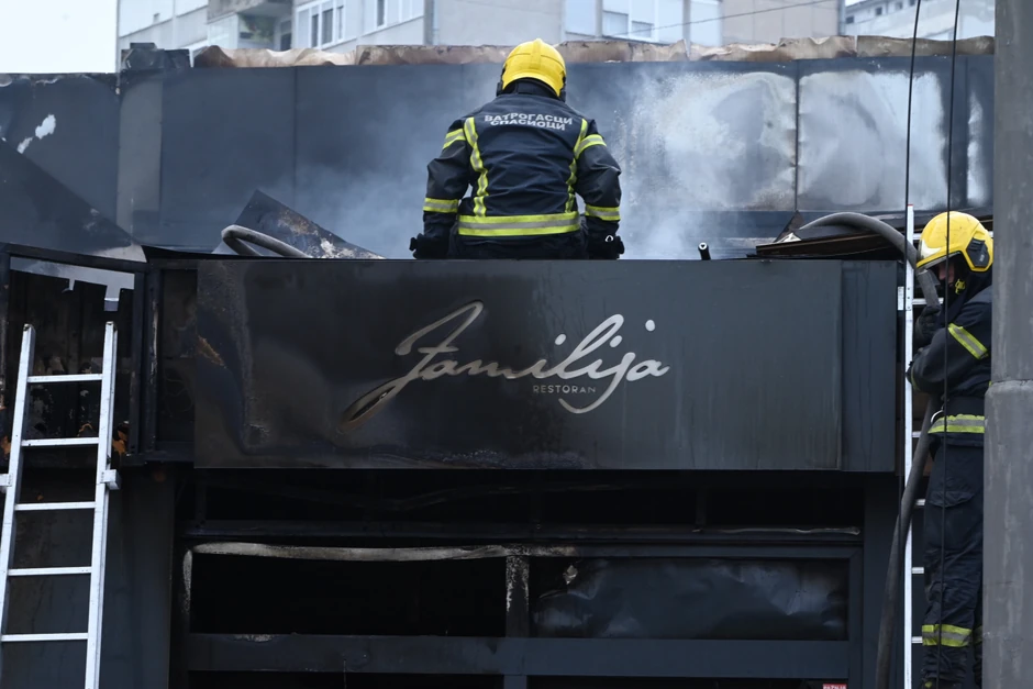 Sprečeno je širenje vatre na druge objekte