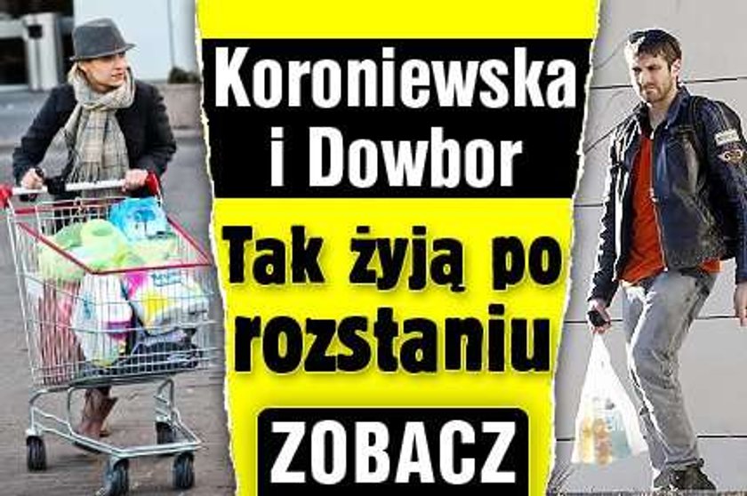 Dowbor i Koroniewska: Tak żyją po rozstaniu. ZOBACZ