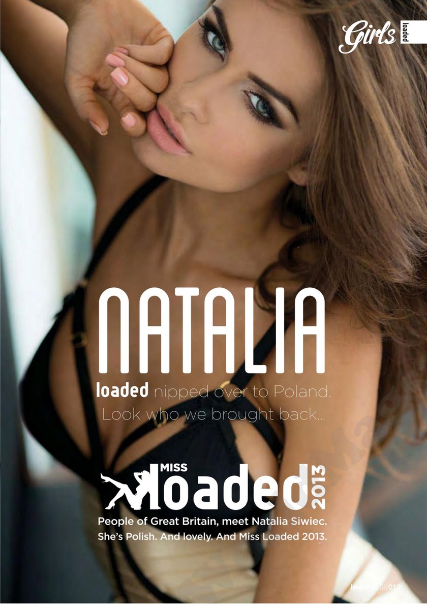 Natalia Siwiec w magazynie "Loaded"