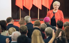 Przyłębska: Informacje o niewpuszczeniu dziennikarzy na konferencję w TK to pomówienia