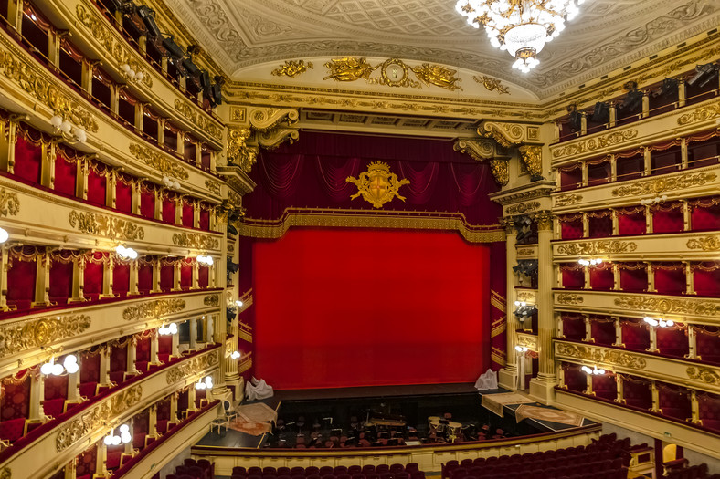 Włochy Mediolan opera La Scala