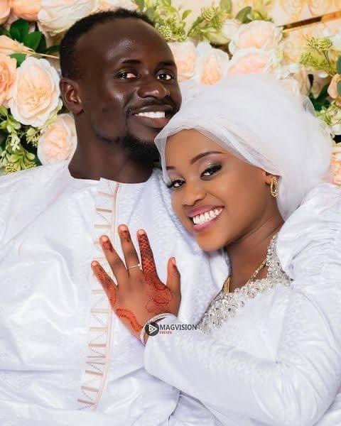 See beautiful photos from Sadio Mane’s marriage to partner Aisha Tamba