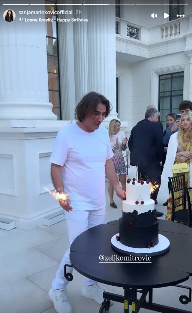 Željko Mitrović (Foto: Instagram/sanjamarinkovicofficial)