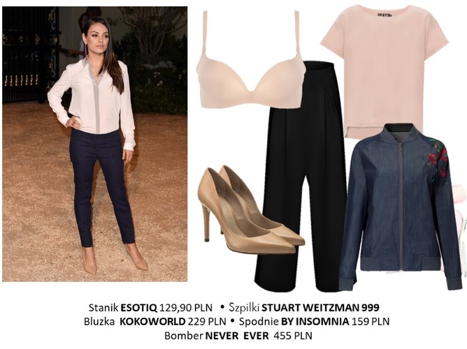 STYLIZACJE inspirowane zestawami Mili Kunis