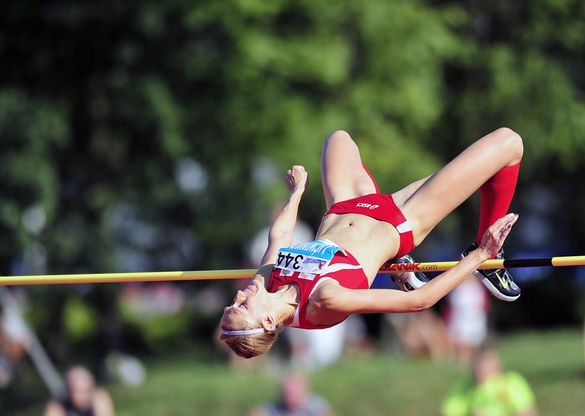 Seksowne sportsmenki na bieżni. Gwiazdy mistrzostw świata