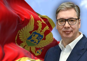 Vučić zastava Crne Gore 