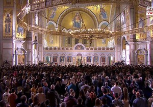 Uskršnja liturgija u Hramu svetog Save