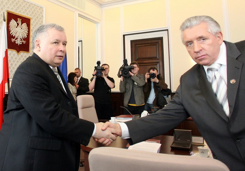 Jarosław Kaczyński, Andrzej Lepper