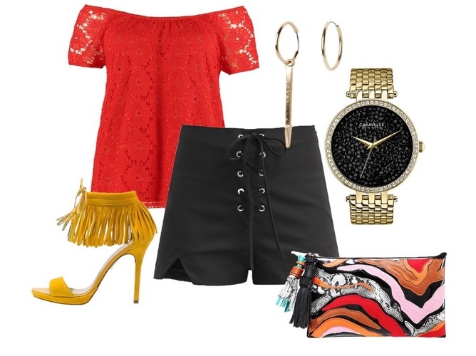 Odkryte ramiona. STYLIZACJE