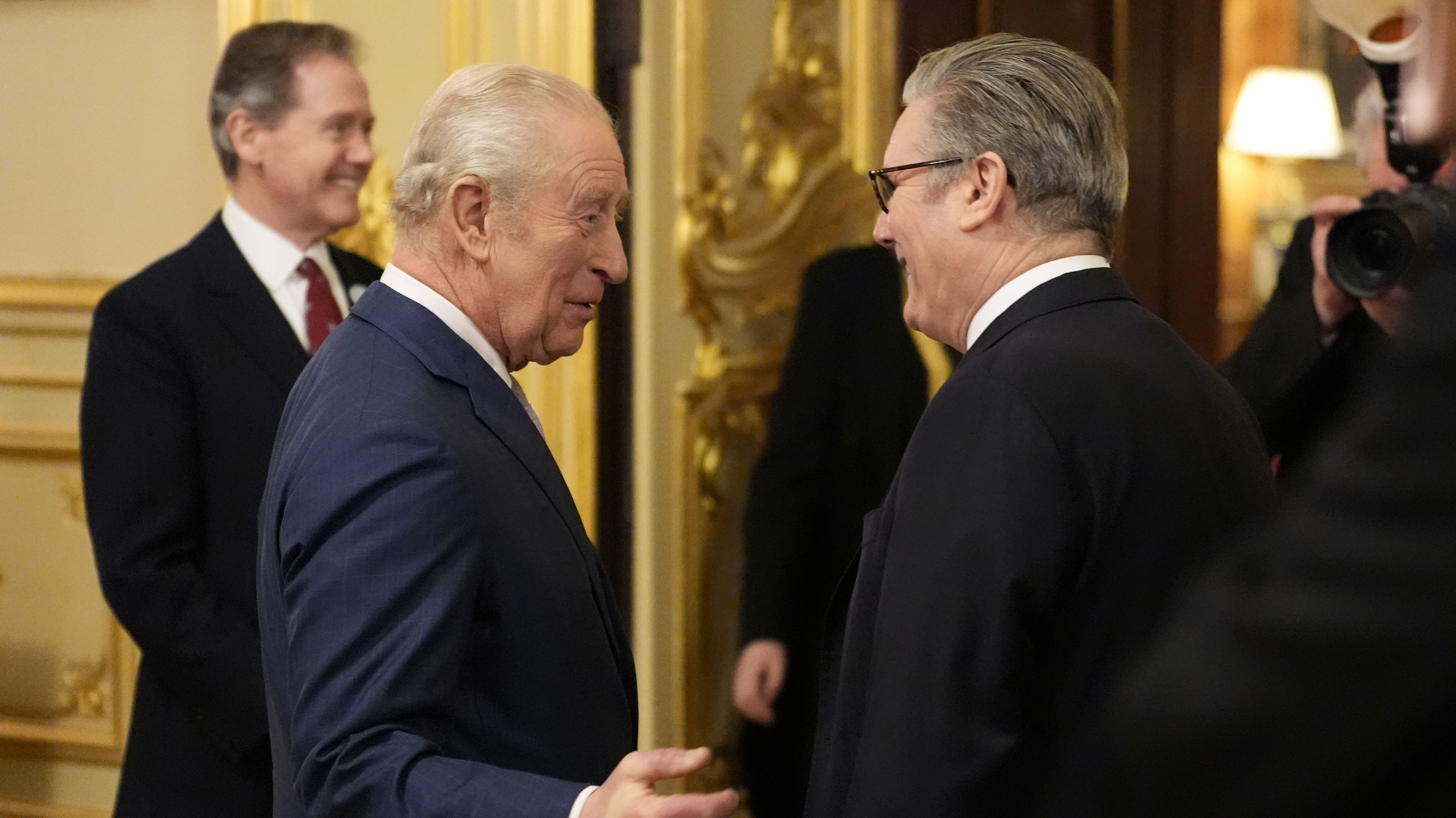 Starmer vows "equal worth" for carers at Windsor Castle reception with King Charles