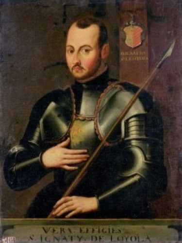 Św. Ignacy Loyola w zbroi