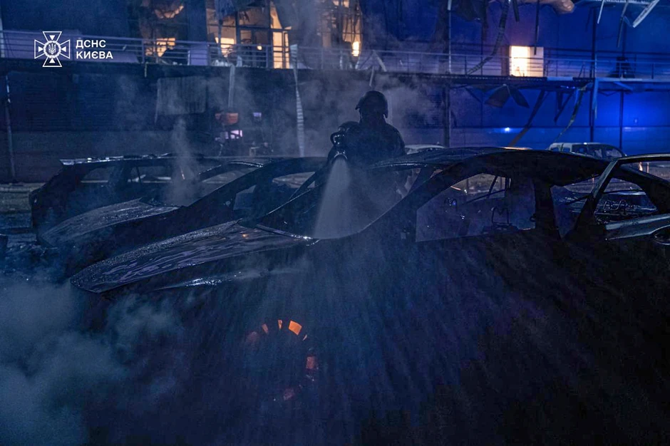 Izgoreli automobili u Kijevu