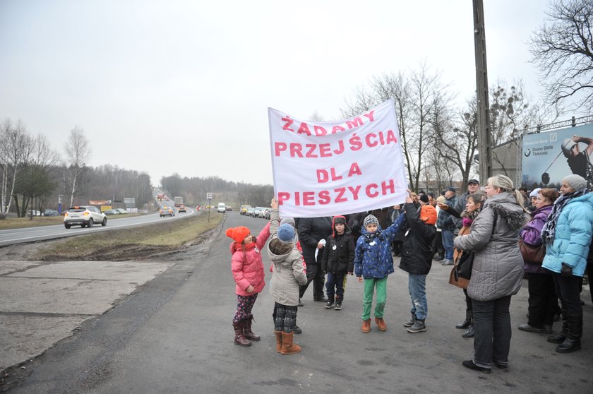 strykowska w Łodzi protest mieszkańców