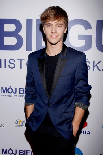 Maciej Musiał na premierze filmu 'Mój biegun'