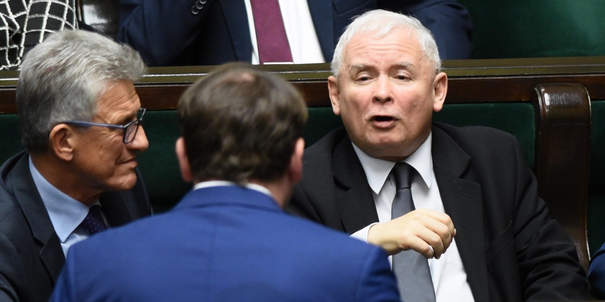 Jarosław Kaczyński pogonił posła w Sejmie