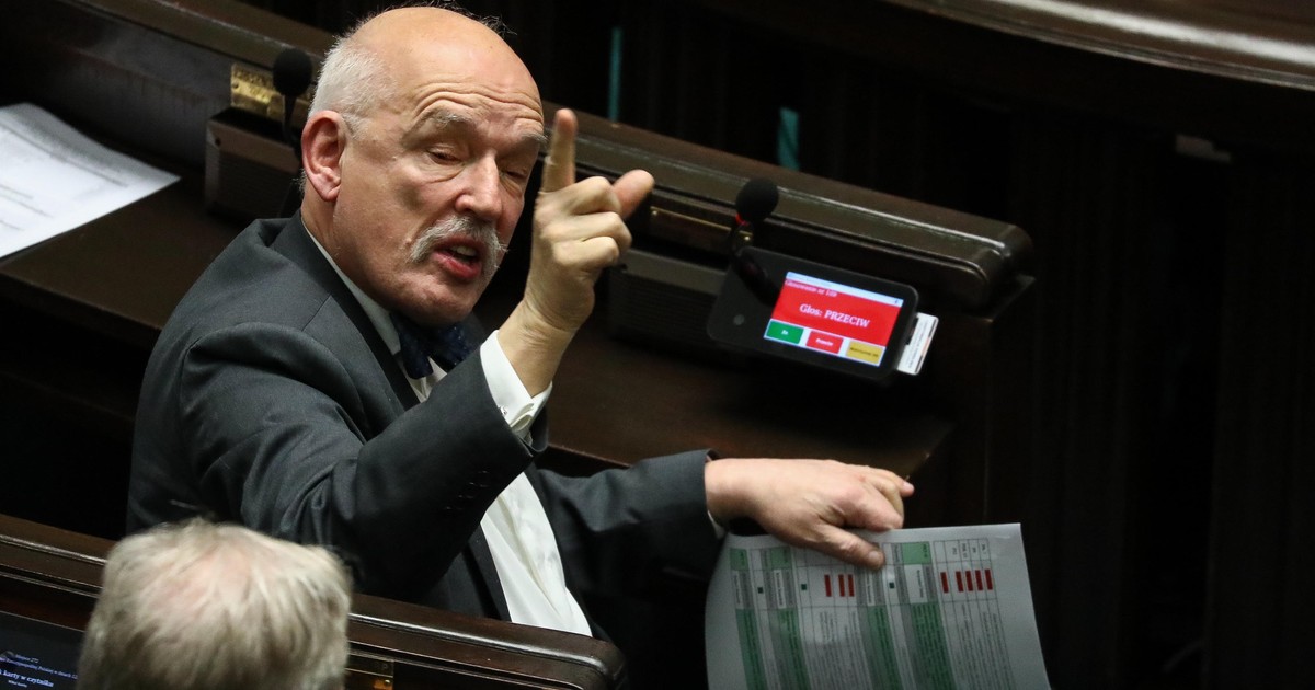 Janusz Korwin-Mikke schowany przez Konfederację. "Został poproszony, żeby już nic nie robić do końca kampanii"