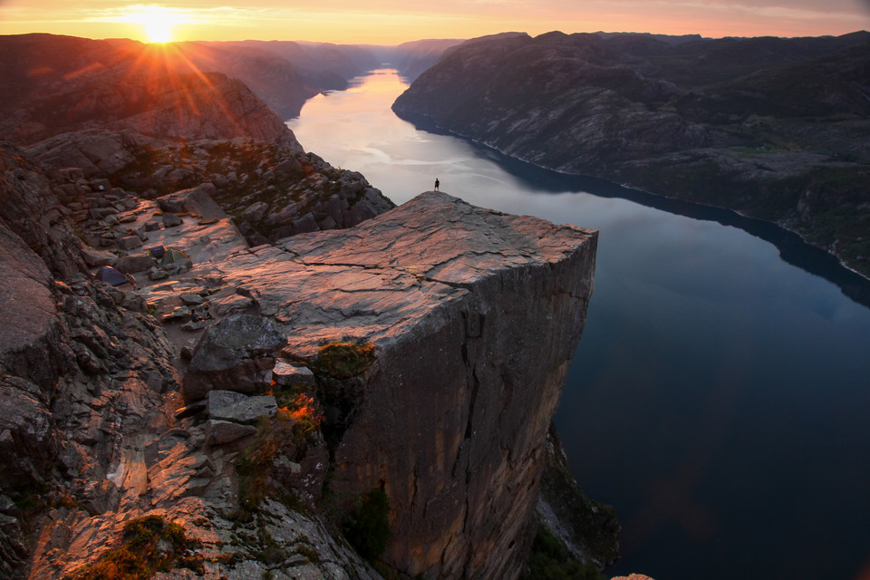 Najpiękniejsze klify Europy: Preikestolen, Norwegia