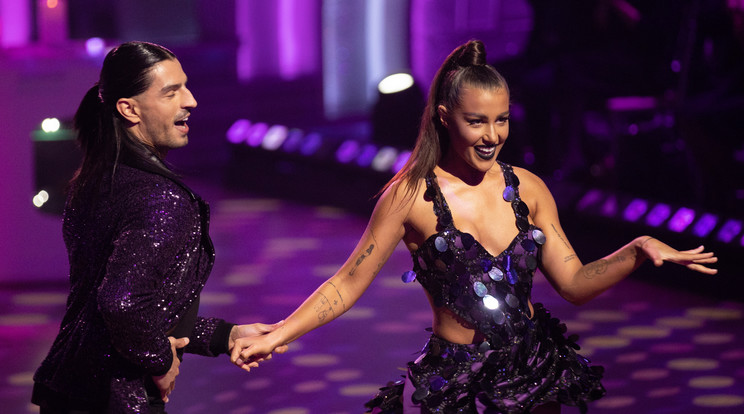 Tóth Andi és Andrei Mangra teljes gőzzel halad a Dancing with the Stars második évadának megnyerése felé / Fotó: Zsolnai Péter