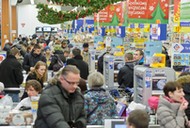 Przedświąteczne zakupy Boże Narodzenie sklep