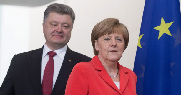 Petro Poroszenko u Angeli Merkel. "Nie jesteśmy jeszcze tam, gdzie chcemy"