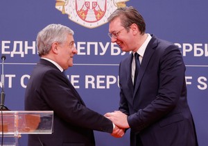 Antonio Tajani, Aleksandar Vučić