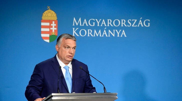 Orbán Viktor megszólalt a magyar-ír meccsről / Fotó: MTI/Koszticsák Szilárd