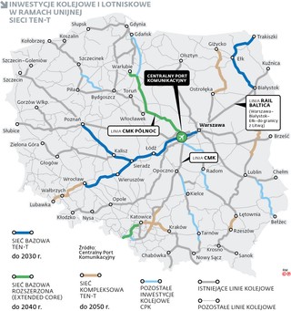 Kolejowe szprychy z małym ruchem do skasowania. Co dalej z CPK? [MAPA]