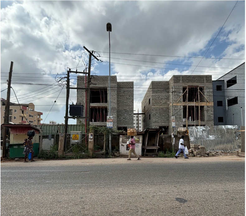 Construction site in Accra (Picture: Zoe Geissler)