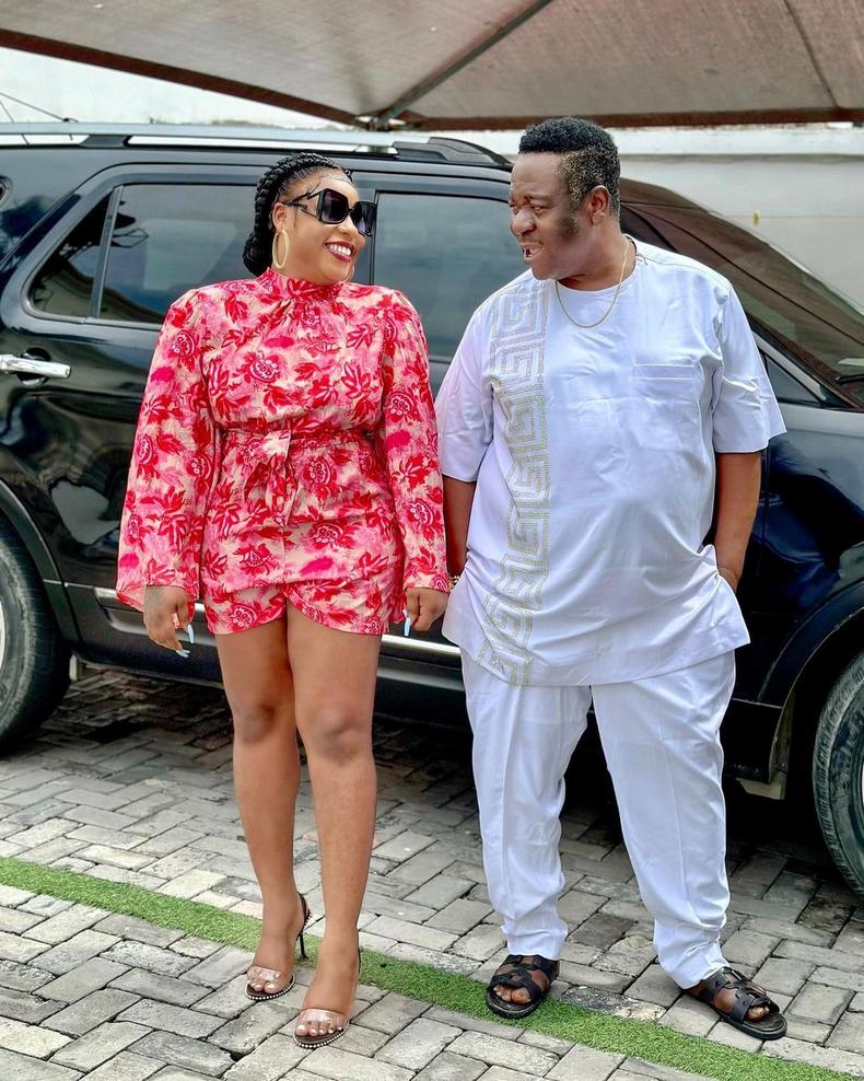 The late Mr Ibu and his adopted daughter Chioma Jasmine Okafor
