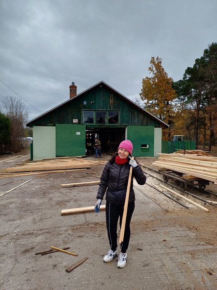 Urszula Paduch, współwłaścicielka tartaku w Ostrowie