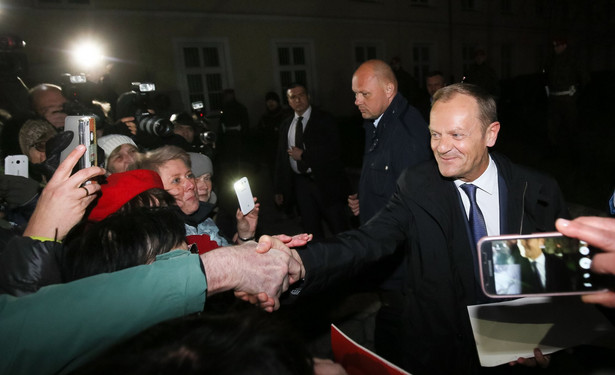 Donald Tusk po przesłuchaniu