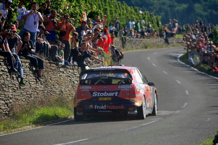 Rajd Niemiec 2010: Loeb liderem, Kościuszko na łące (1. etap, fot. Rallyworld©Willy Weyens)