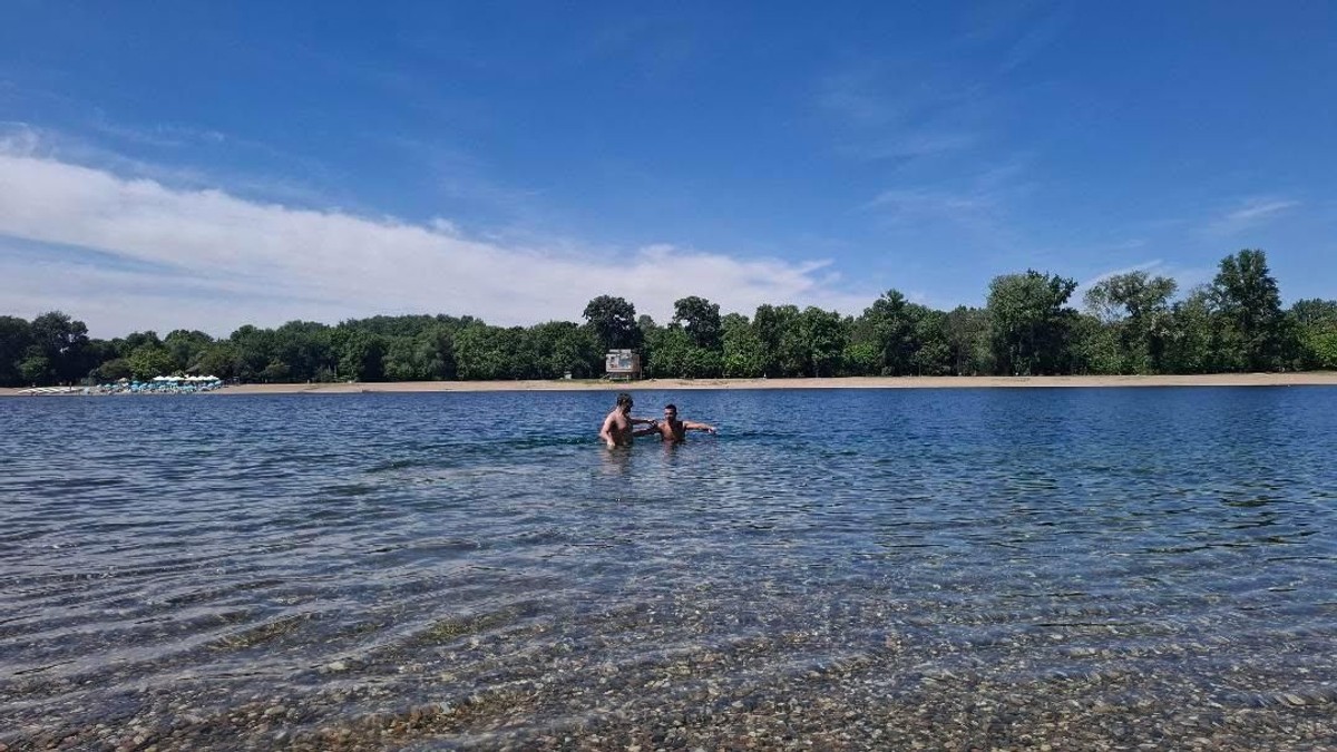 Prvo kupanje na Adi Ciganliji