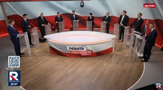 Rozpoczęła się debata wyborcza w TV Republika. Mierzy się w niej 10 kandydatów